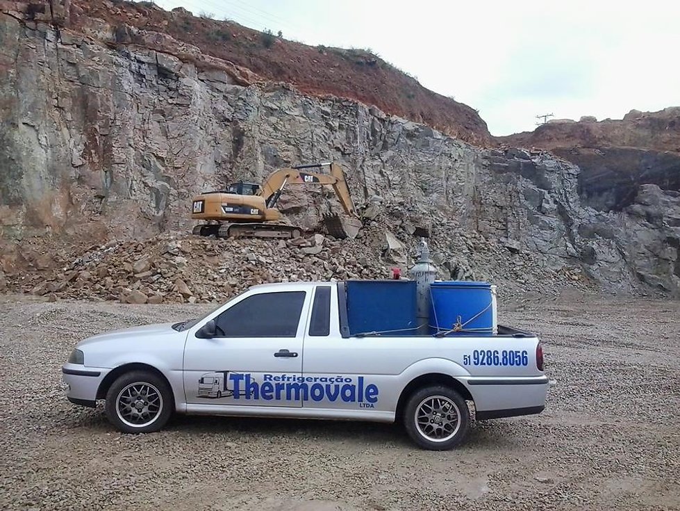 Oficina móvel Thermovale em campo